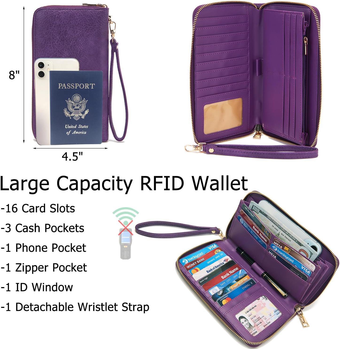 Idesort Small Backpack Purse for Women Girls Cute Backpacks Purse set with Wallet Convertible Shoulder bag - Image 2