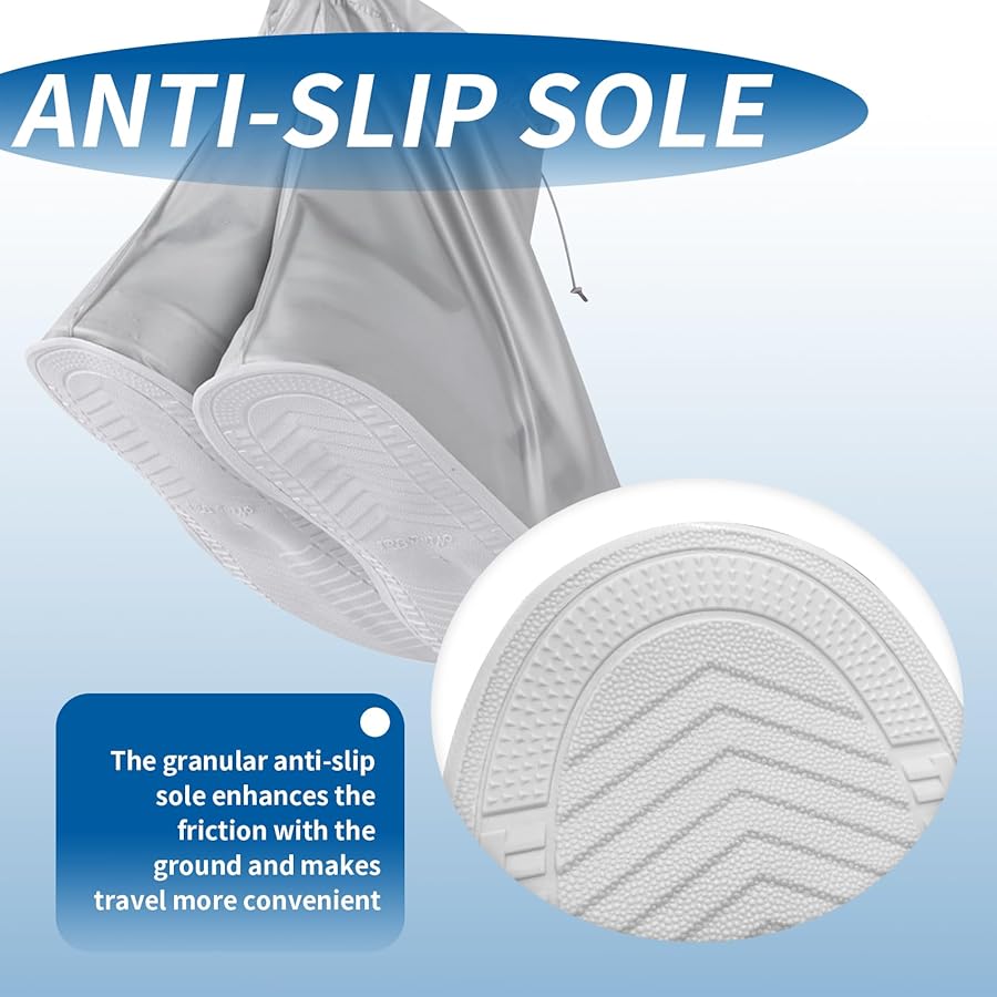 Wasserdichte Schuhüberzieher 4er Set - Rutschfeste Überschuhe Für Fahrrad & Outdoor
