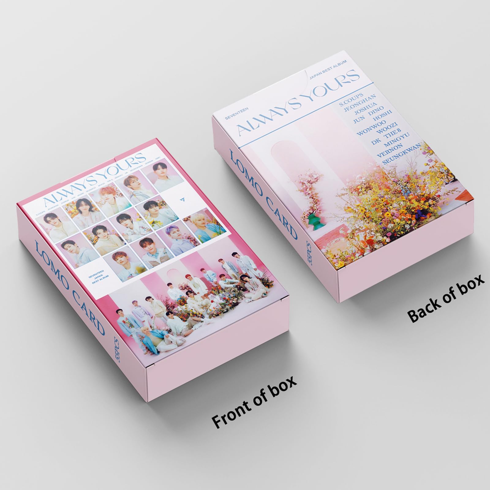 PYAJUU SEVENTEEN Photo Cards 55pcs Seventeen ALWAYS YOURS Album