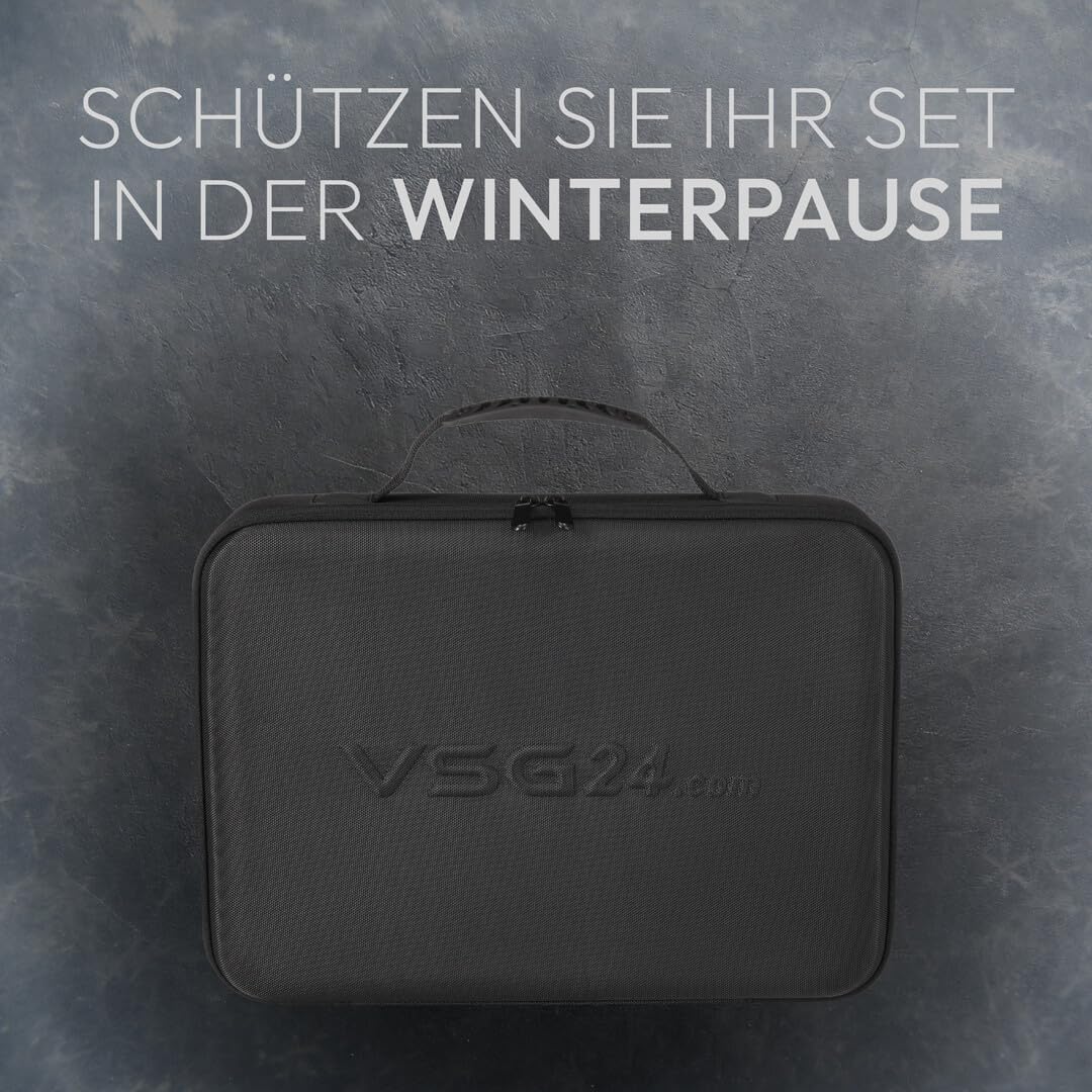 VSG24 Aufbewahrungskoffer Element HD für Rückfahrkamera Set, Hartschalencase für 7 Zoll Monitor, Kameras, Zubehör, Transport Schutz