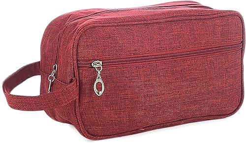 Neceser colgante para mujer, Rojo -, Neceser colgante para maquillaje de viaje