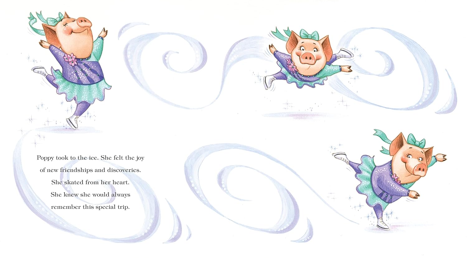 It's a Big World, Little Pig!: An inspiring figure skating book      Paperback – Picture Book, January 1, 2022