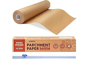 500 Degree Parchment Paper: Unbleached 12x262ft for Non-Stick Baking