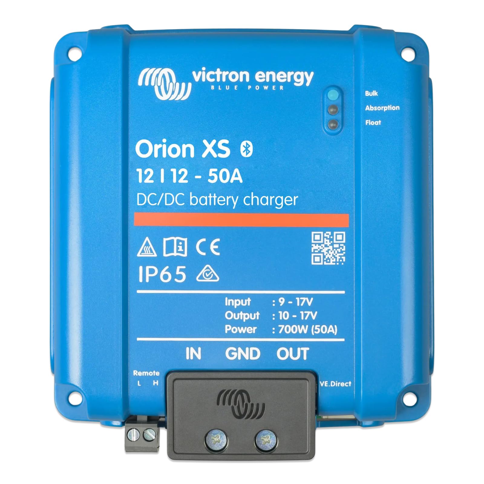 Victron Energy Orion XS Cargador de Batería CC-CC 12/12-Voltios 50 Amperios, con Mejoras de EMC