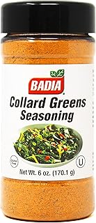 Badia Collard Greens Seasoning 6 oz – Savory Southern Spice Blend for Greens, Soups, Stews & Veggies