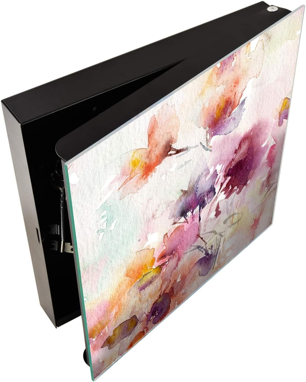 Concept Crystal Key Lock Box Storage Holder and and Magnetic Whiteboard K08 Greeting Card