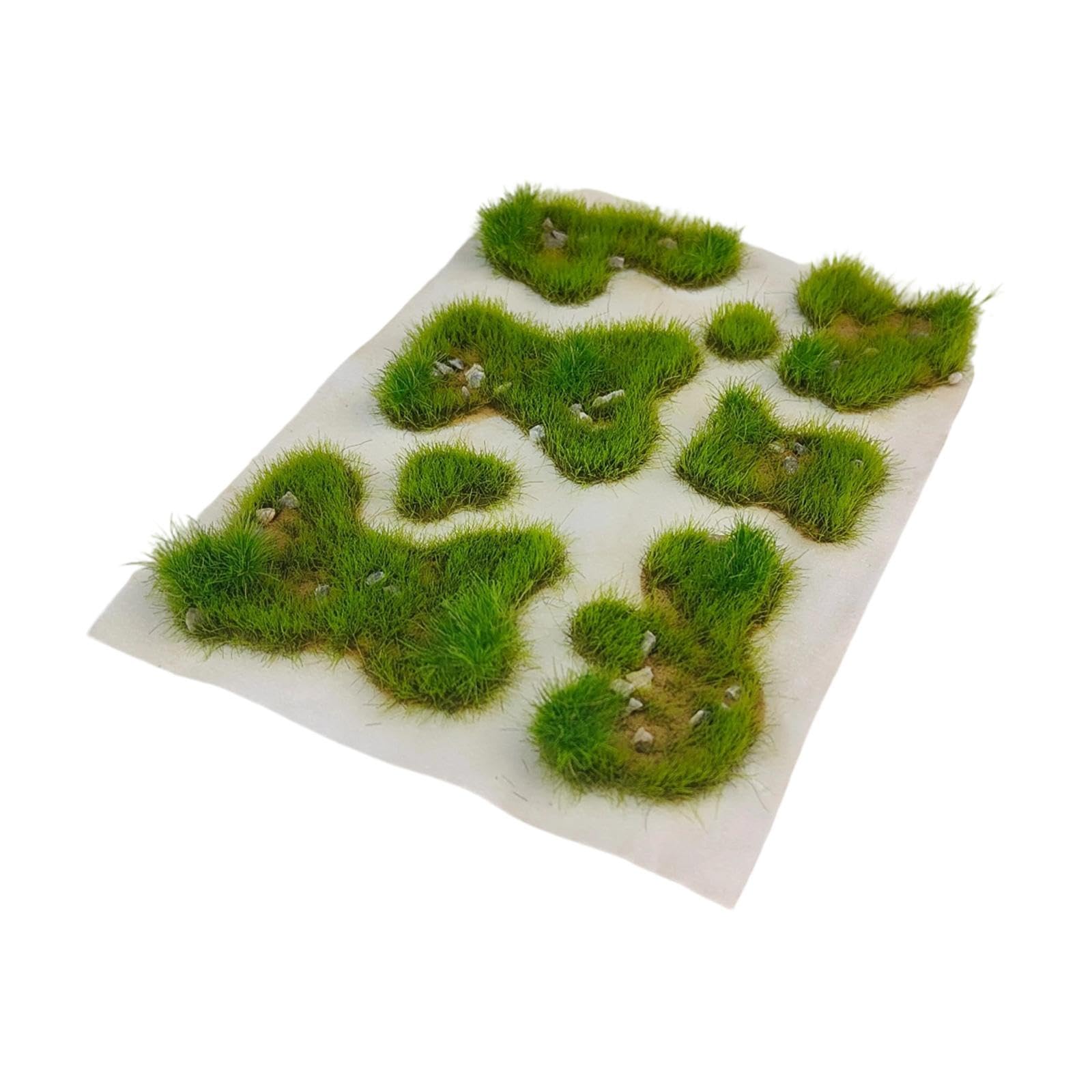 Grasbüschelmodell, Mini-Landschaft, DIY, Simulationsgrashaufen für 1:35, 1:64, 1:72, 1:87, Feengarten-Diorama-Layout, Frühlingsgrün