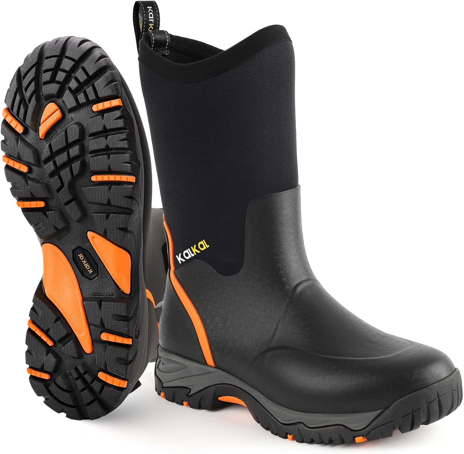 Kalkal Men Waterproof Boots - Anti-Slip Shock Absorption