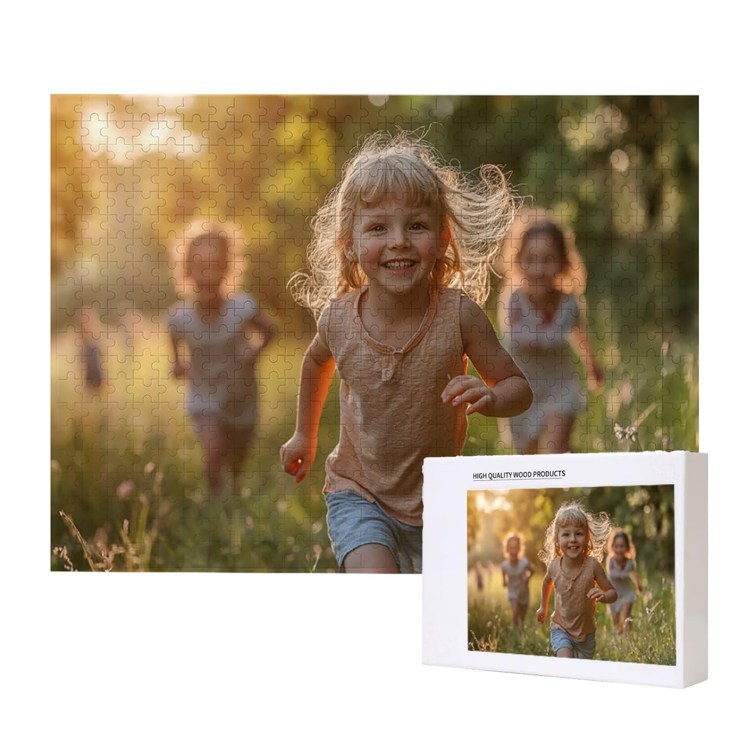 Personalisiertes Puzzle mit eigenem Foto - 1000/1500/2000/3000/4000/5000/6000 Teile: Gestalte selbst Puzzle, Adult Fotopuzzle - für Mama, Wedding, Familie zum Geburtstag Geschenke (5000 Teile) z-54