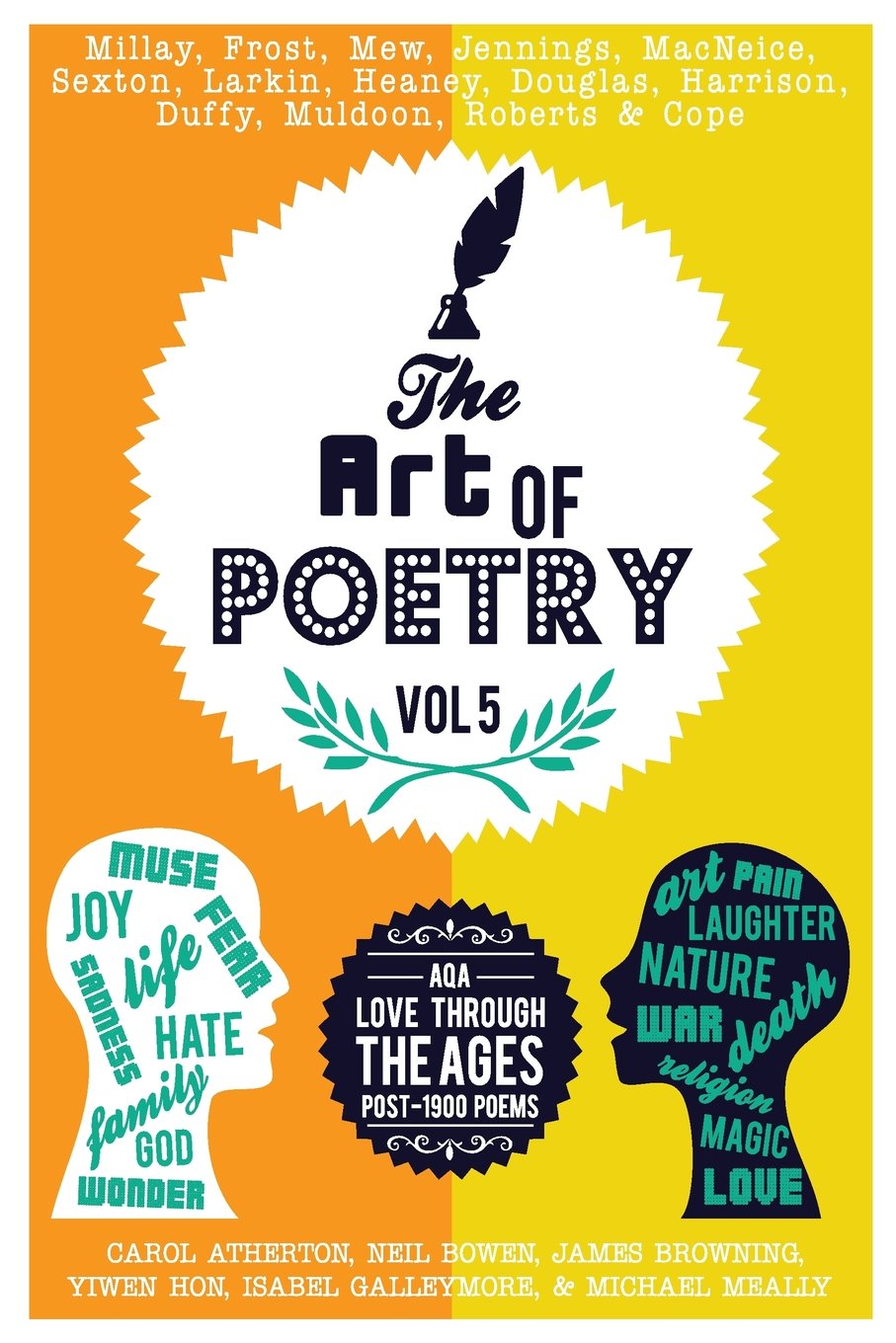 The Art of Poetry: AQA Love Poems Through the Ages, Post 1900 poems: Volume 5