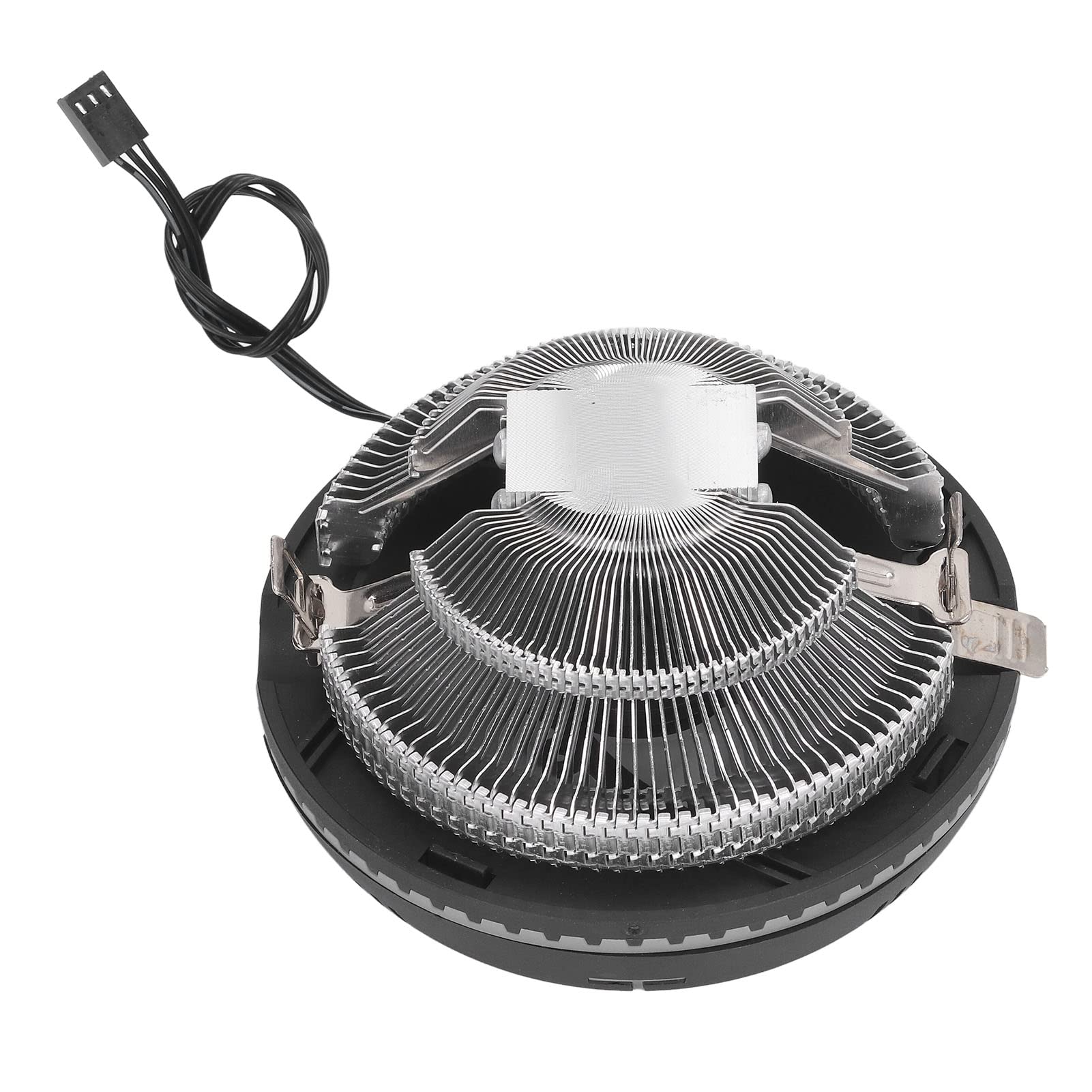 Fafeicy Ventola CPU a Pressione Verso il Basso con Controllo Intelligente della Temperatura, Cuscinetto Idraulico, Dissipatore in Rame e Alluminio per LGA115x AM4, Basso Rumore