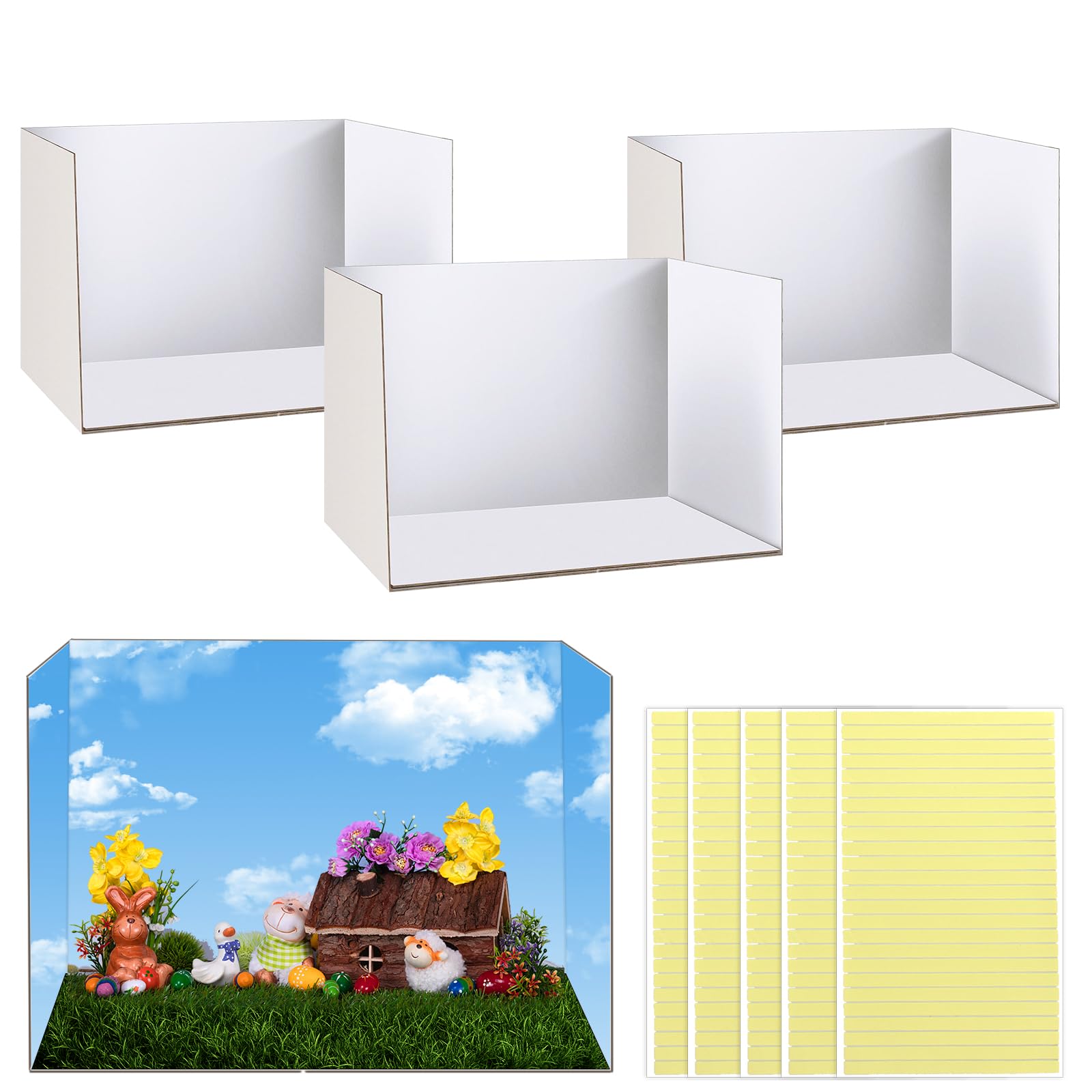 Amazon.com: 3 Pcs Diorama Box Cardboard Diorama Kit Diorama