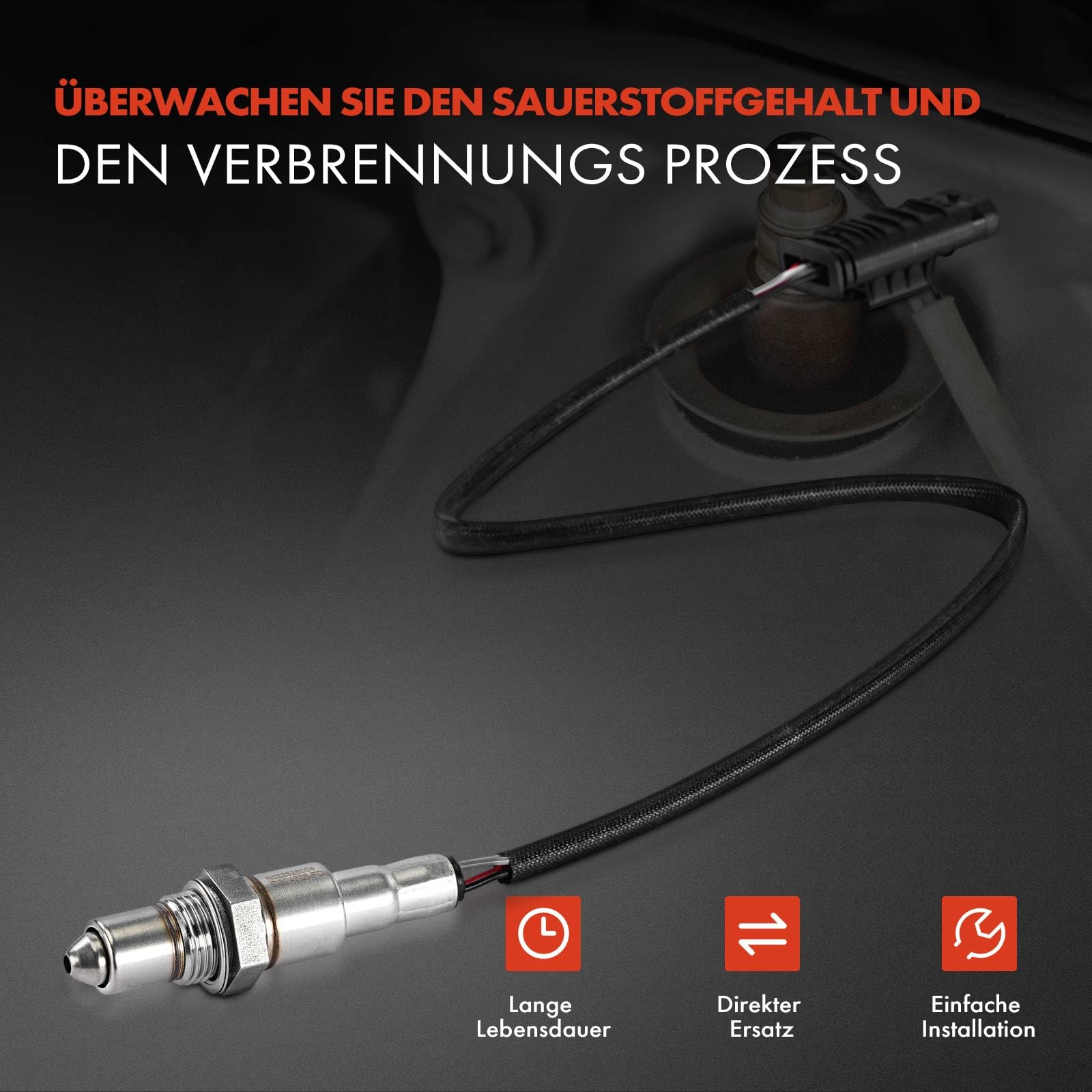 Frankberg Sistema di scarico sonda lambda sensore di ossigeno a valle | Compatibile con: 3 Gran Turismo F34, 4 Gran Coupé F36, Serie 5 F10, Serie 1 F21, 2 Coupé F22 F87, 4 Cabriolet F33 F83