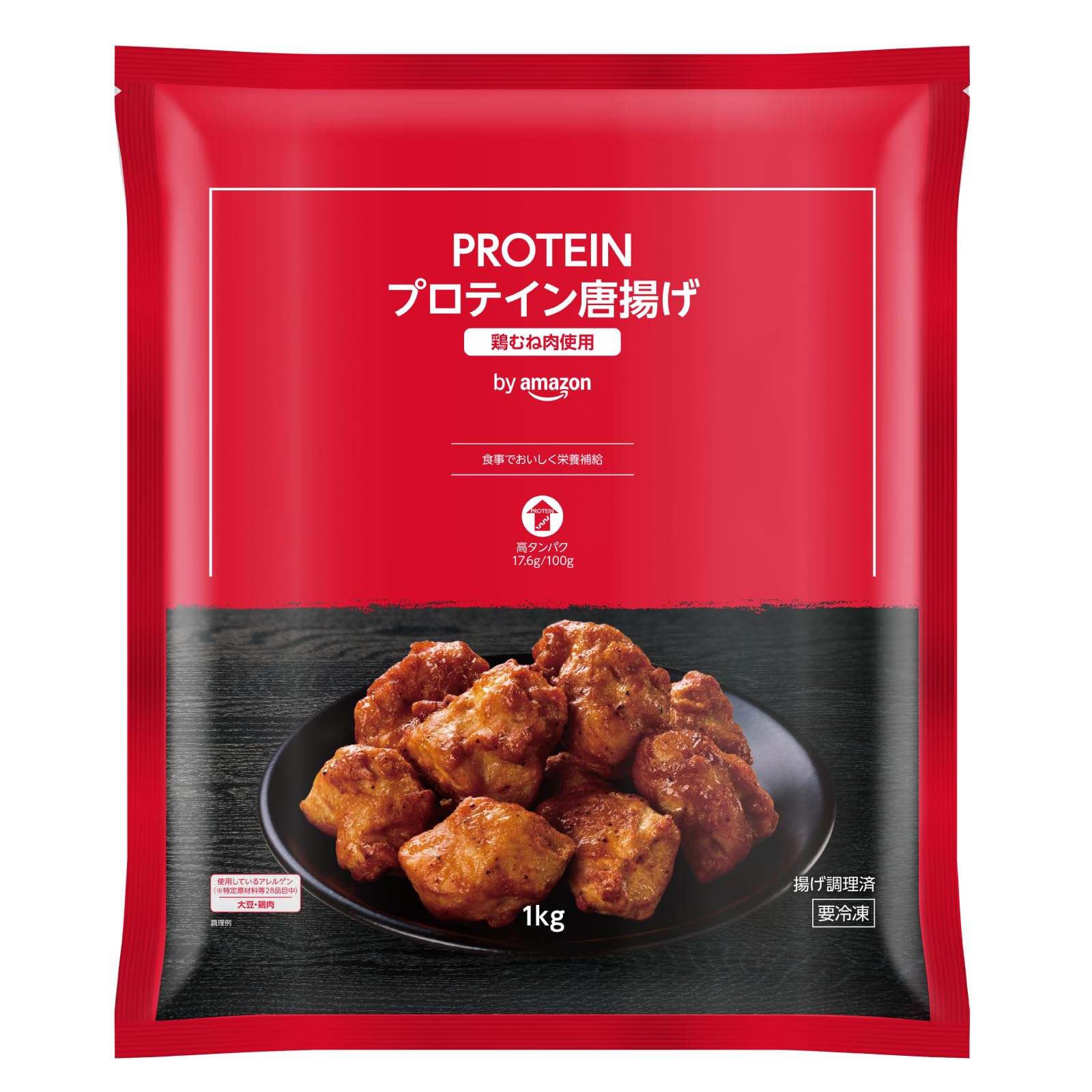 [冷凍] by Amazon 味の素 PROTEIN プロテイン唐揚げ 1kg…