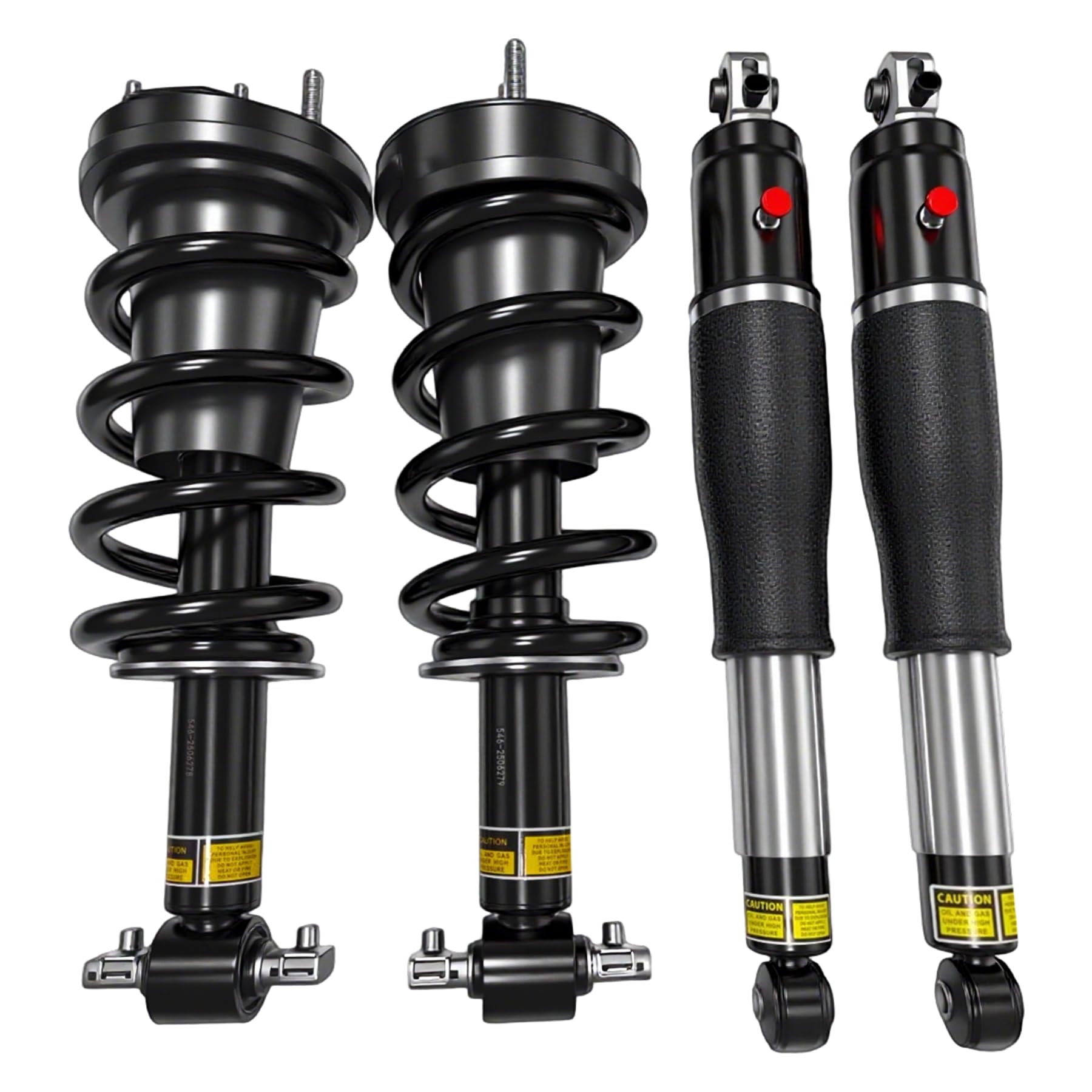 19353951 23487280 580-370 580-458 4PCS Front & Rear Shocks Struts Assembly Magnetic Ride Control Suspension For 2007-2014 Cadillac Escalade Chevy Avalanche Tahoe Suburban GMC Yukon XL