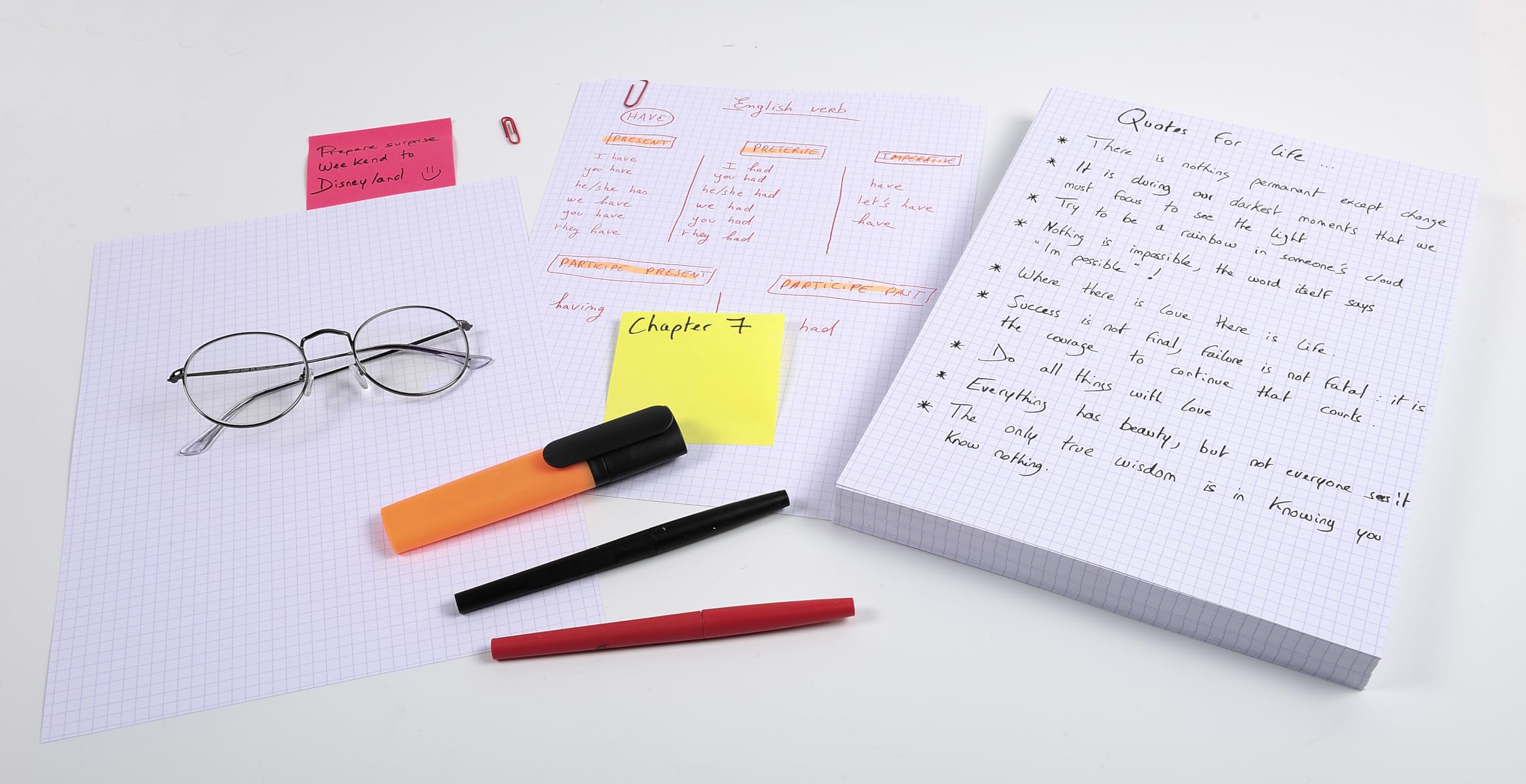 Exacompta Pack Essentiel 3 Étuis 100 fiches bristol quadrillées 5x5 non perforées 100 x 150 mm blanc