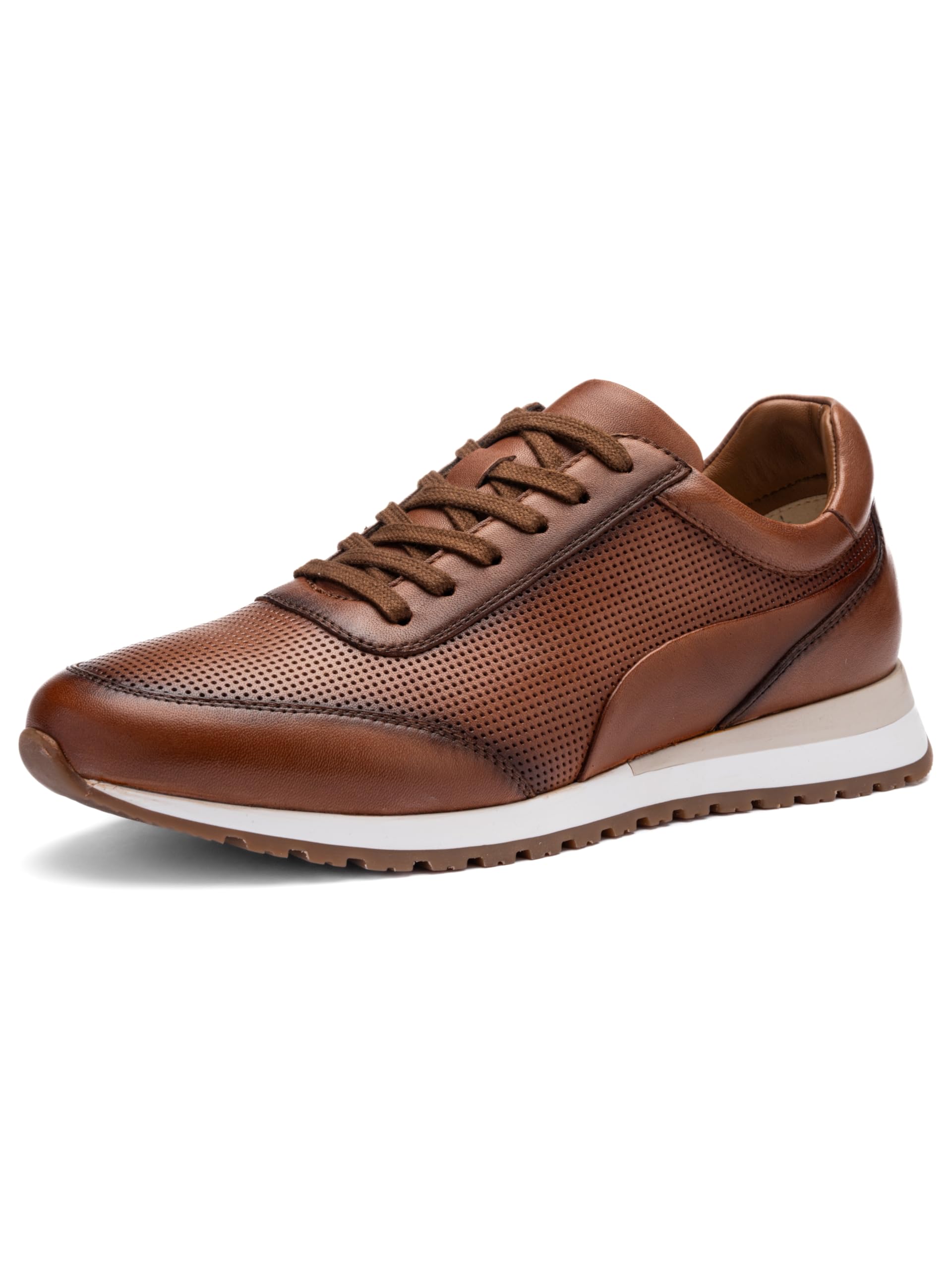 ARA Men's Gino Sneaker, Nougat, 7.5 UK