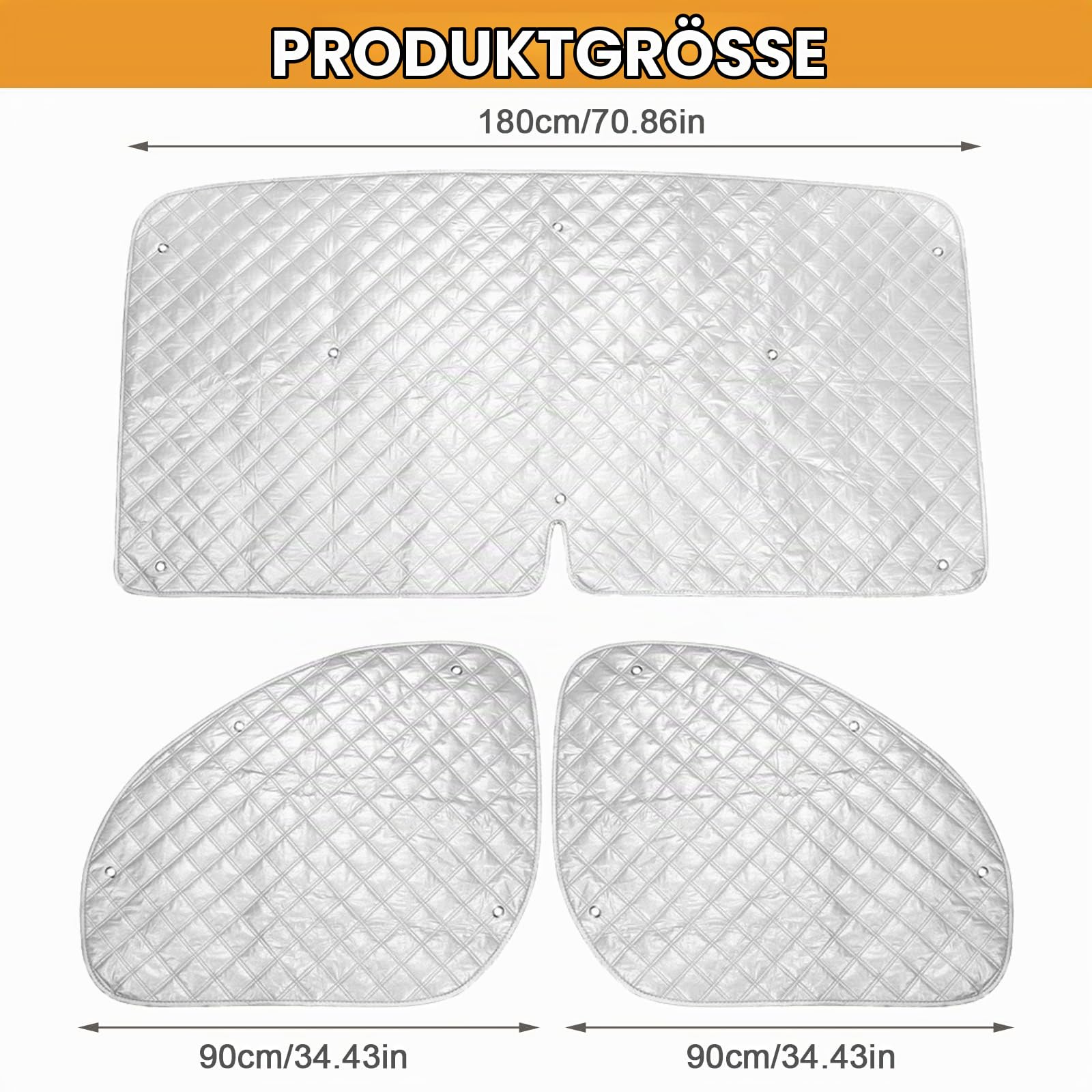 Frontscheibenabdeckung Thermomatte für FIAT Ducato 2006-2021