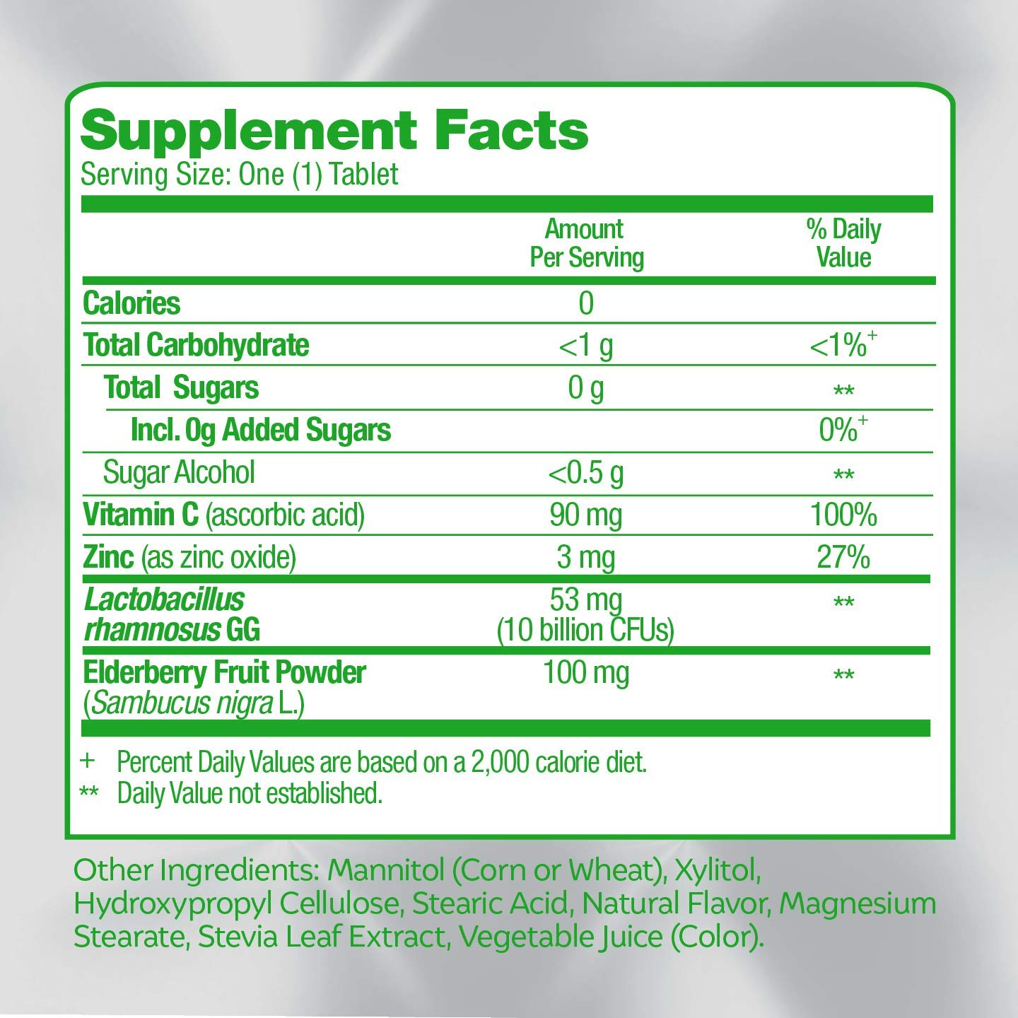 Culturelle Immune Defense Daily Probiotic for Women & Men - 28 Count, Mixed Berry Chewables with 4-in-1 Immune Support. Probiotic Vitamin C, Vitamin D, and Zinc Plus Elderberry