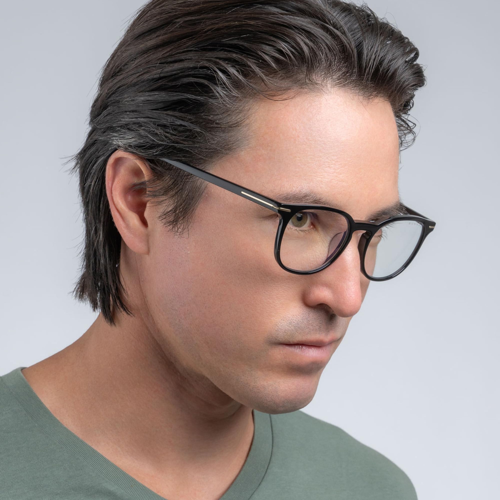 Gunnar Blaulichtfilter-Brille - Davis - Onyx - Clear | Computer-/Gaming-Brille - Davis - Onyx - Clear - 35 % Blaulicht- & 100 % UV-Schutz - Patentierte Technologie
