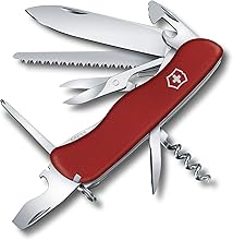 Victorinox, Outrider, Navaja Multiuso Suiza, Cuchillo bolsillo, Regalo, 14 Funciones, Hoja grande, Abrelatas,