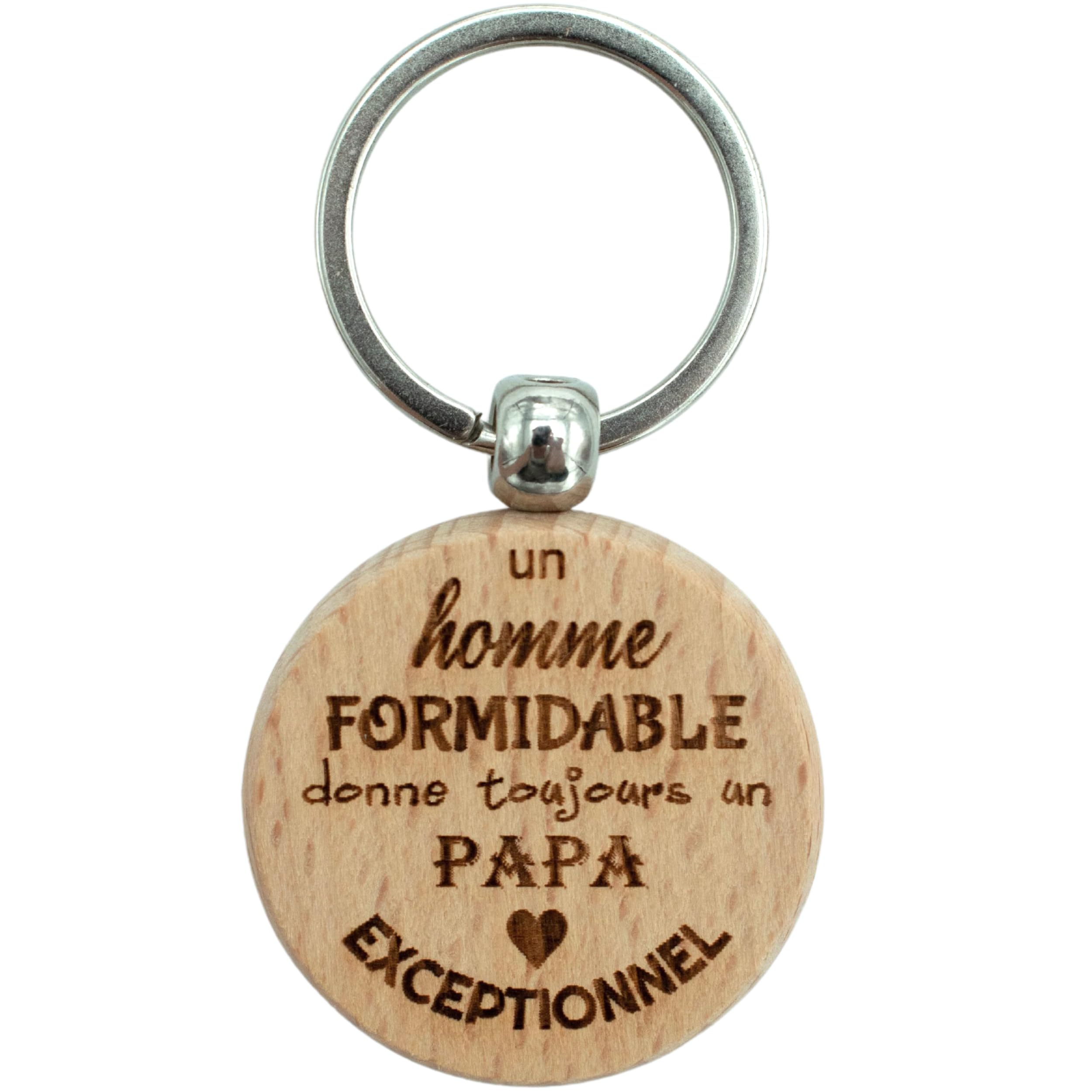 Cadeau Original Décapsuleur Bois Gravé "Papi Je T'Aime" - Pour Grand-Père Cadeau Anniversaire Homme