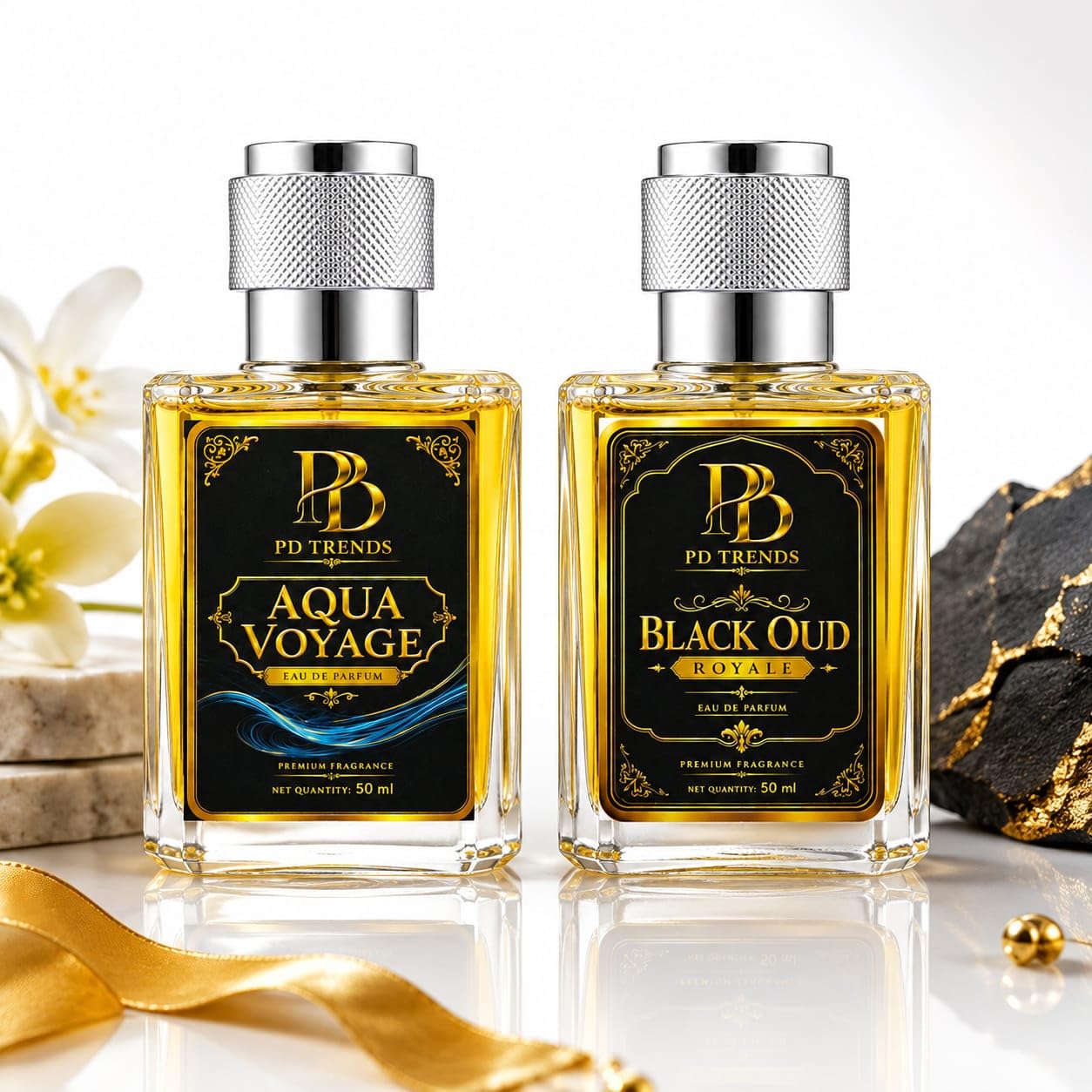 Aqua Voyage & Black Oud Royale Eau De Parfum Combo | For Men & Women, Fresh & Oud Fragrance, Long Lasting, 50ml + 50ml Combo, 2 Fragrances-image-32
