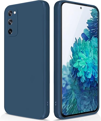 GiiYoon Funda de silicona compatible con Samsung Galaxy S20 FE, funda de cuerpo completo sedosa y suave al tacto con protección de cámara, funda a