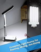 Vista 2 de Tubo de luz fluorescente, bombilla base de 4 pines, 27 vatios, 3000 K, luz a 1500 lúmenes, (paquete de 3)