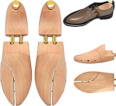 Zorplex Pine Wood Shoe Trees for Men & Women - Shape Retention & Shoe Protection - Prolong Life - Stylish Design - 1 Pair Premium Shoe Trees