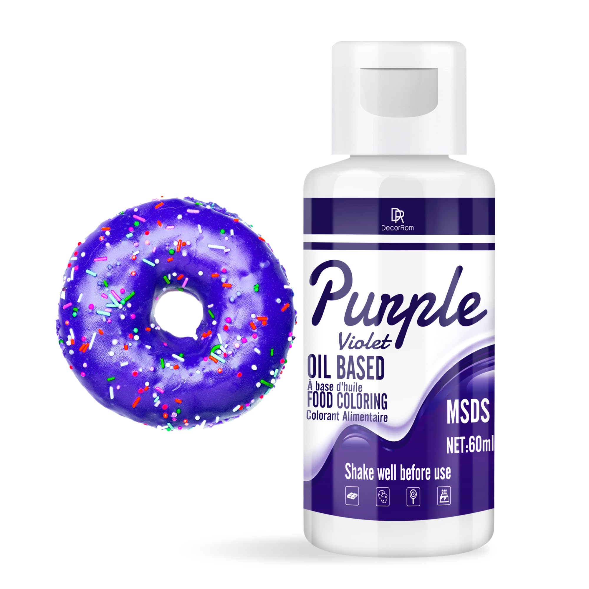 Oil Based Food Coloring - Vibrant Food Coloring for Chocolate, Candy Melts, Baking, Cake Decorating - Upgraded Edible Food Color Dye for Icing,