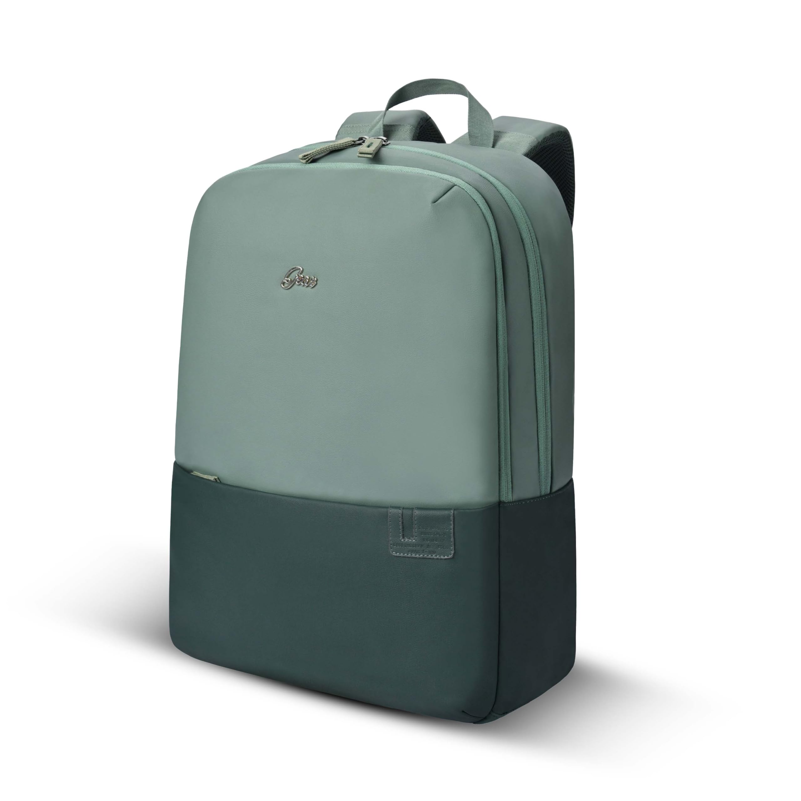 Uber Leatherite Medium Faux Leather Water Resistant Laptop Backpack-image-43