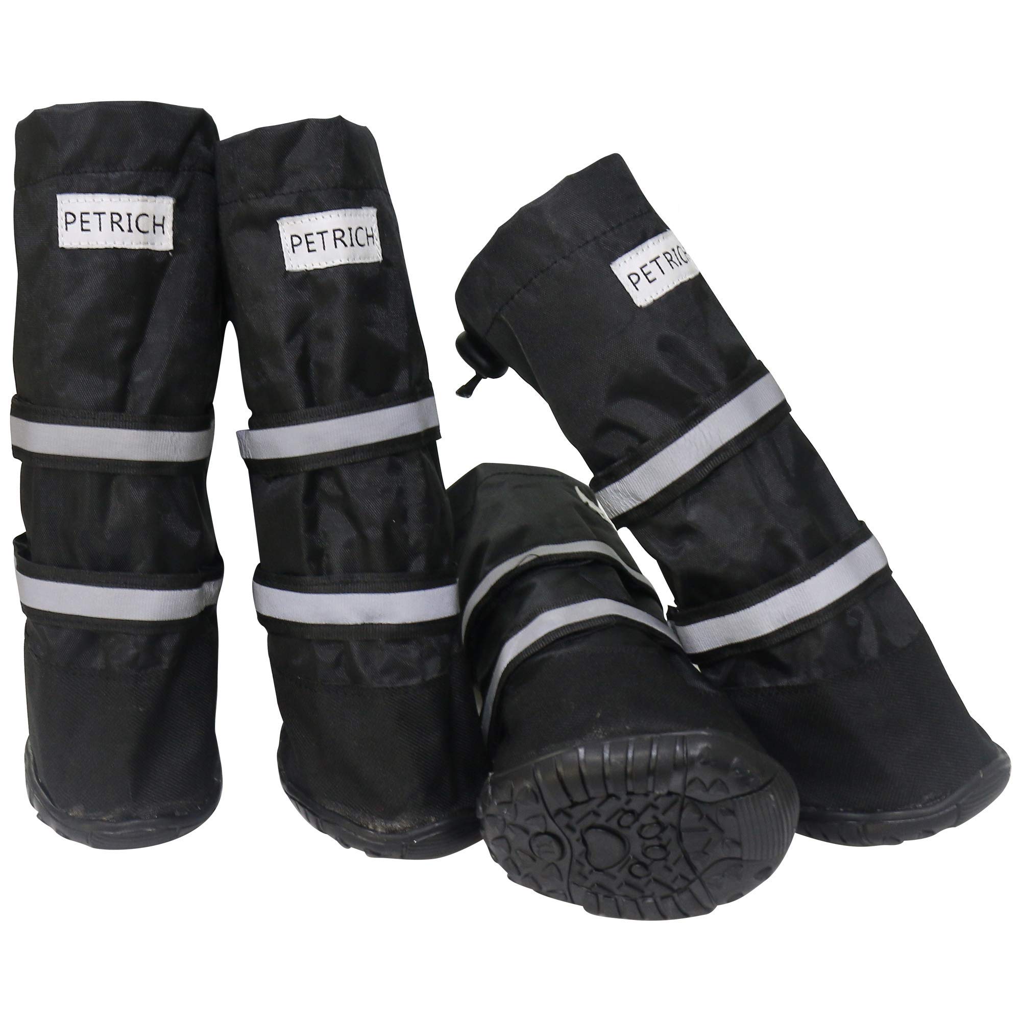 URBEST Dog Shoes, Waterproof Dog Boots, Warm Lining Nonslip Rubber Sole for Snow Winter (L, Black) (B07YTWFZ4W) Amazon Price History, Amazon Price Tracker