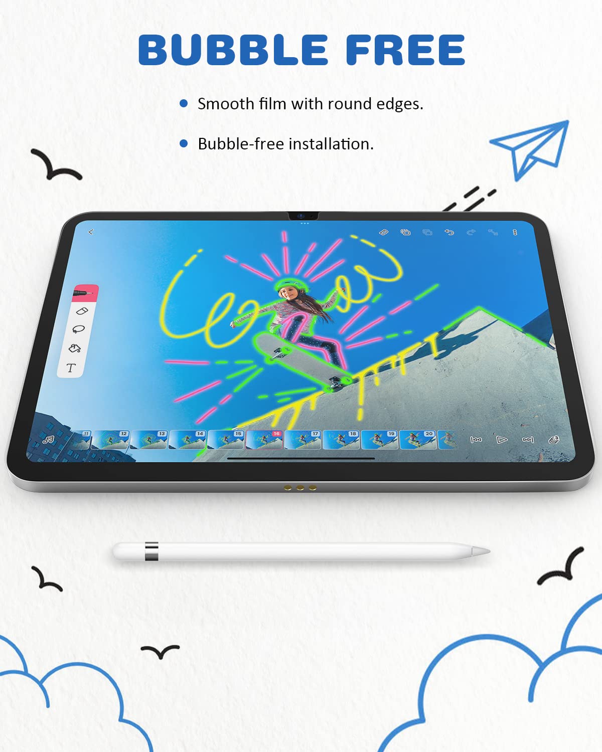 Natthaphorn Pairam　iPad XIRON 2 PACK Paperfeel Screen Protector for iPad 11th/10th Gen