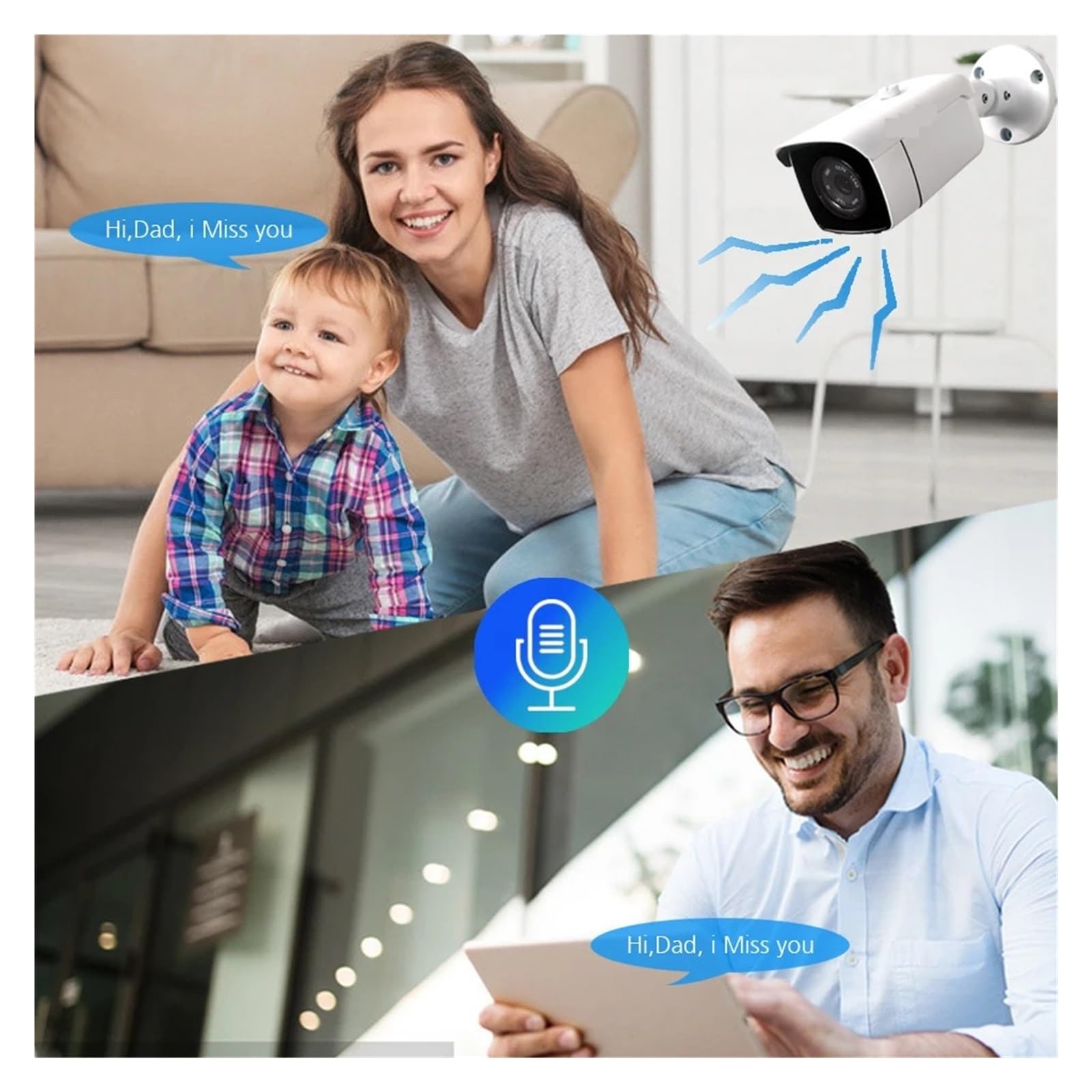 Zestaw NVR H.265+ 16 Kanałów 4K POE 5MP 4MP AI Wykrywanie Człowieka Bezpieczeństwo Nagrywanie Dźwięku Na Zewnątrz Kamera IP Do Monitoringu Wideo 4TB(4T,16 NVR x 8 PCS 4MP)