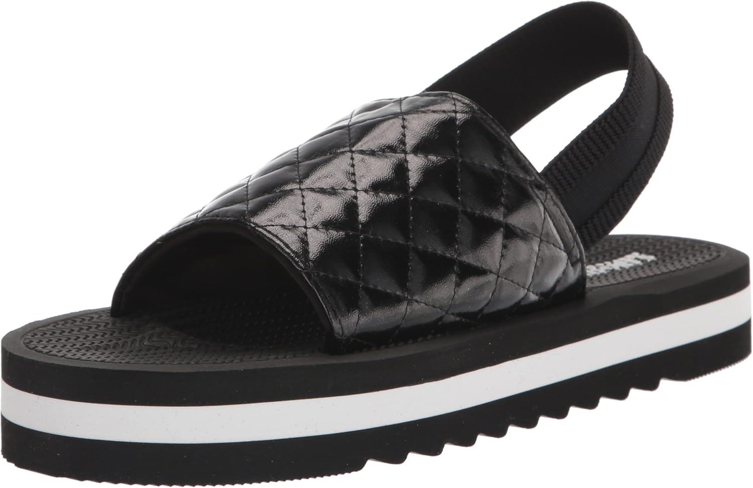 MUK LUKS LUKEES Women's Epic Tour Sandals, Black, 9