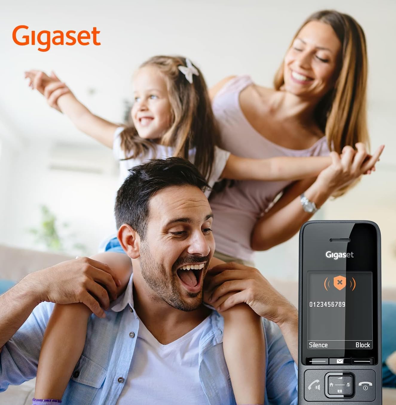 Gigaset COMFORT 520 - Teléfono DECT Inalámbrico - Diseño Elegante - Calidad de Audio Brillante - Agenda Extra Grande, Negro Titanio [Versión Española] — view 7