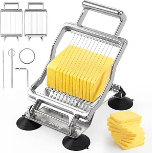 Anatole Commercial Cheese Slicer Butter Cutter for Block Cheese 3/8'' & 3/4''