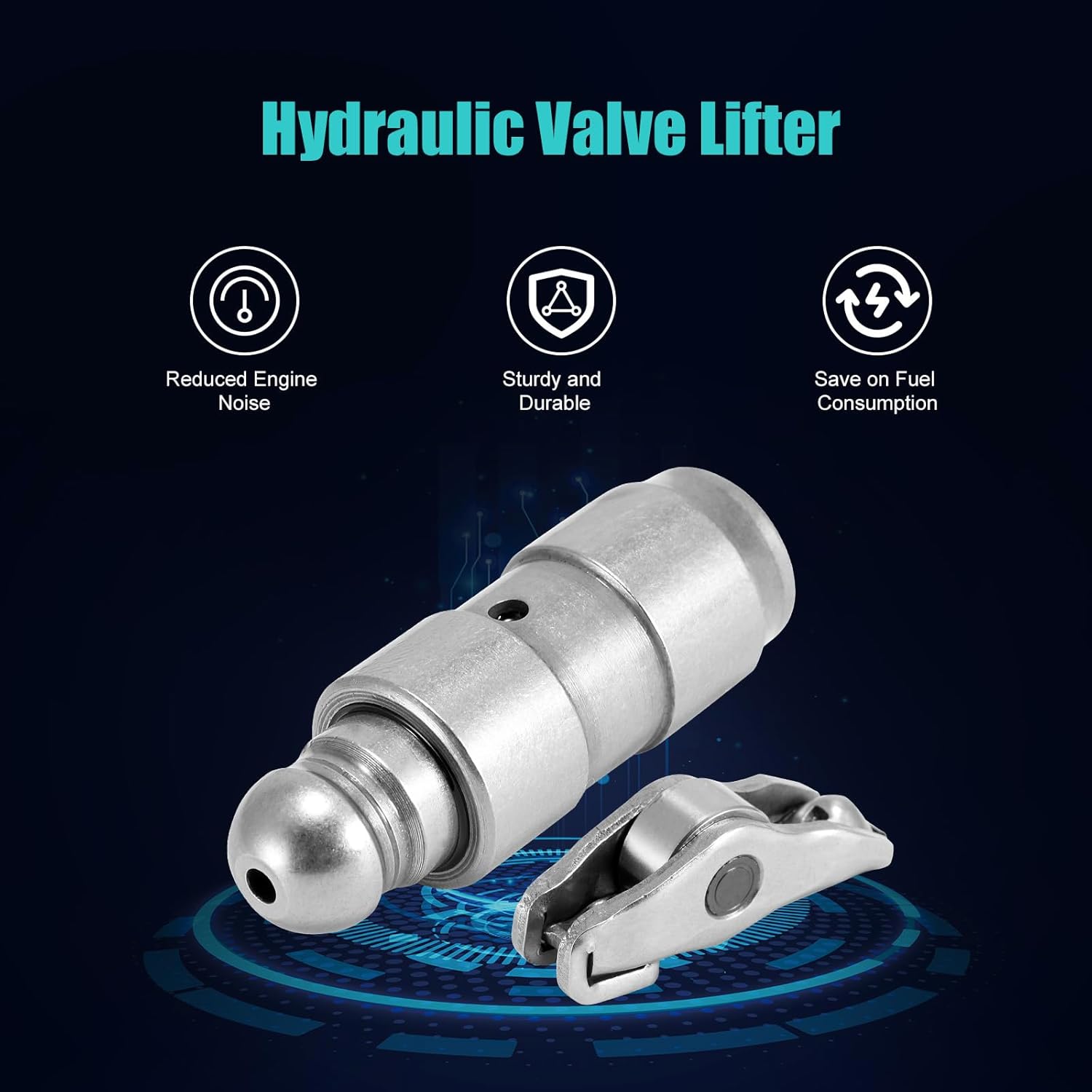 16PCS 06E109417F Rocker Arms and Hydraulic Valve Lifters Kit 2001-2014 For Audi A4 A3 S3 A6 TT,2003-2016 For Volkswagen Beetle Jetta Passat Altea Toledo 2.0L 2.5L #022109423D 06E109417S