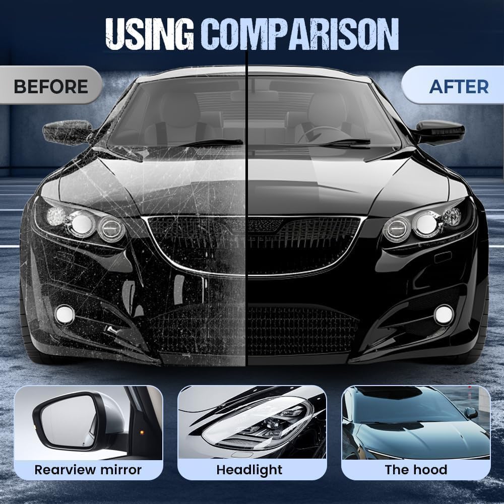 2026 New Car Coating Spray, Advanced Car Quick-Acting Coating Agent Spray. Oil Film Emulsion Glass Cleaner,Persistent Type Fast Coatin Protection Lasting as New（1Set） — view 6