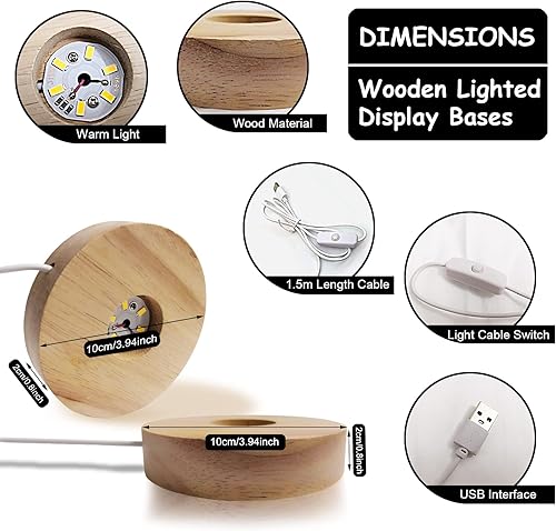 Miniatura 3 de 2 moldes de resina de cubo biselado grande, moldes cuadrados de resina de silicona de 4.09 pulgadas y 3.35 pulgadas con 2 bases de exhibición de