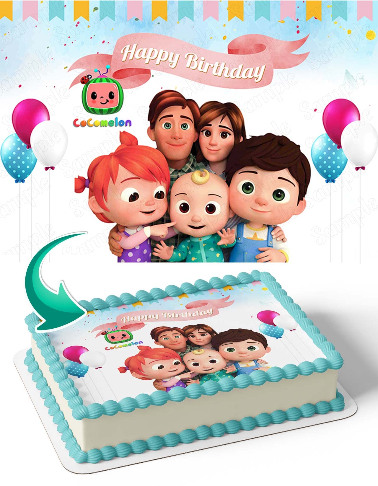 Buy Cakecery CAKECERY Kids TV Cartoon Edible Cake Image