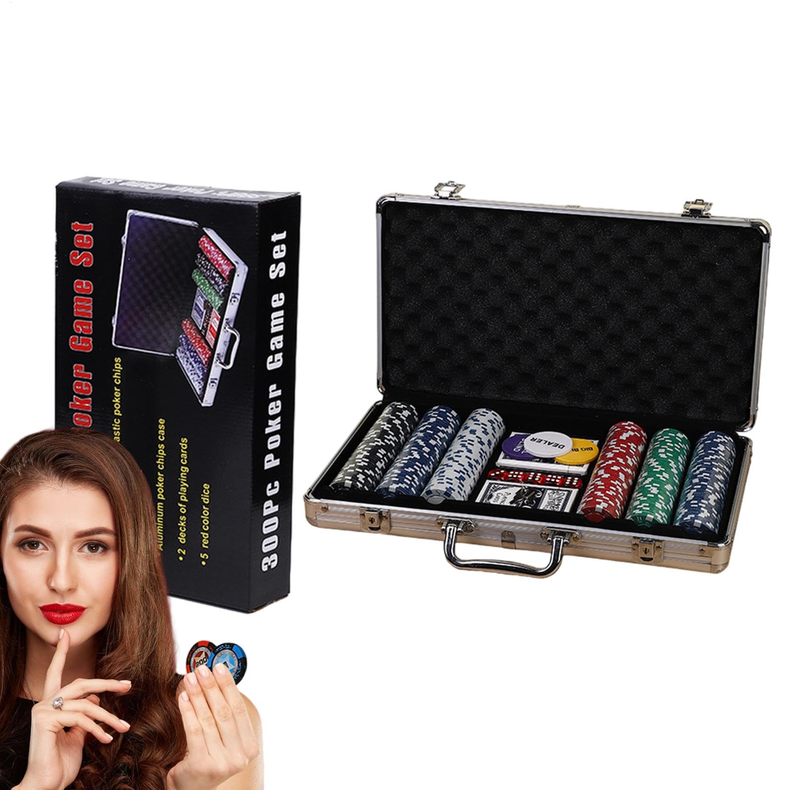 Fiches da poker da casinò, set di fiches da poker - Giochi da casinò