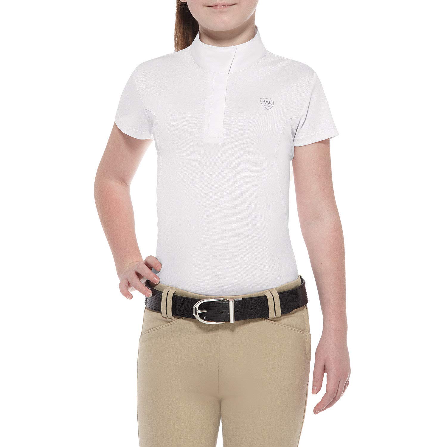ARIAT Kid's Aptos Show Top White Size Medium