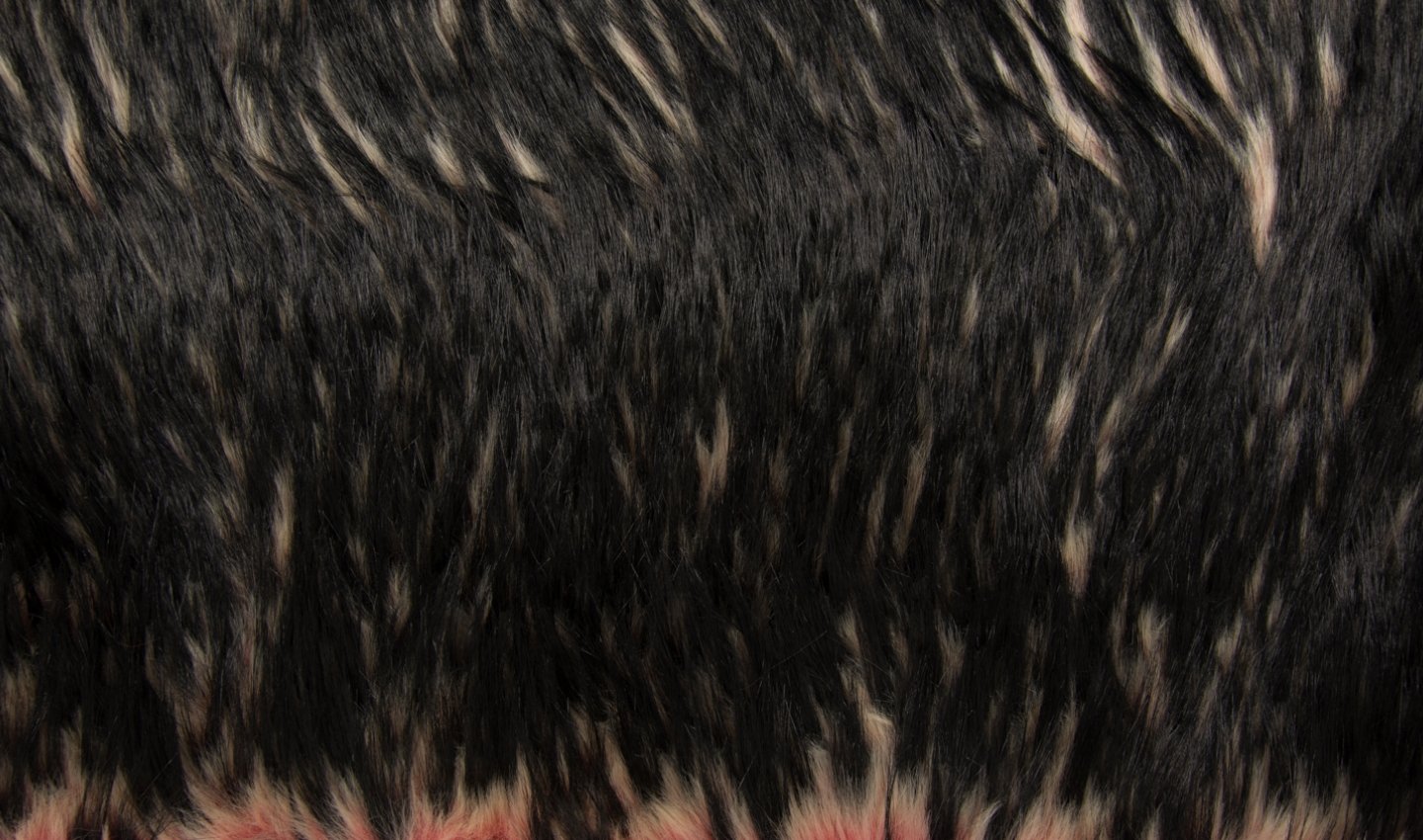 Tissu fausse fourrure super luxe anti-perte de poils pour création fiable