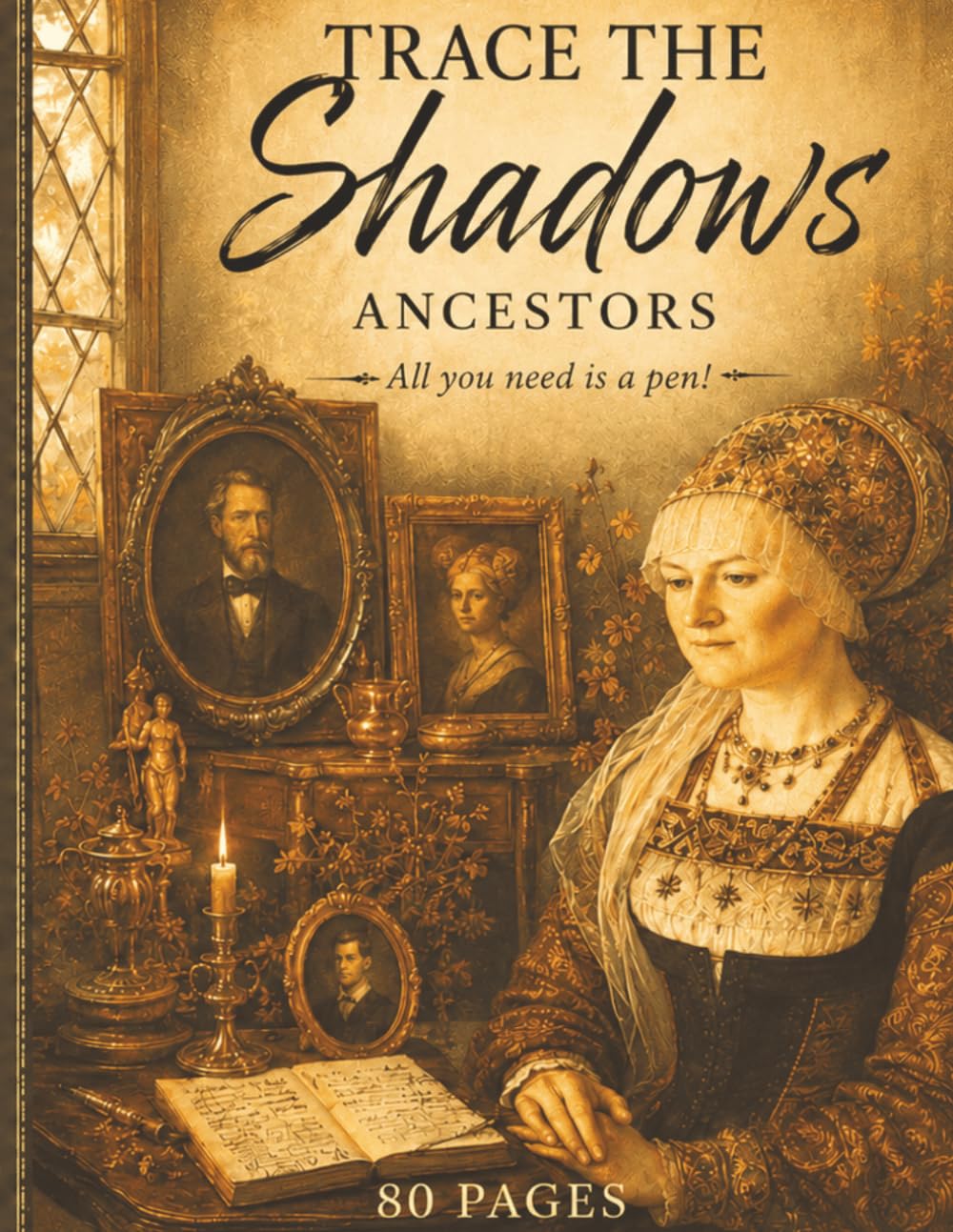 "Trace the Shadows" Ancestors ("Trace the Shadows" Pen and Ink Tracing Books)
