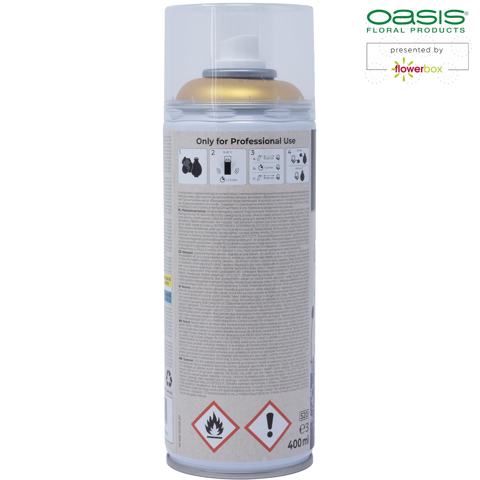 OASIS® Easy Color Spray, peinture en aérosol rose tendre