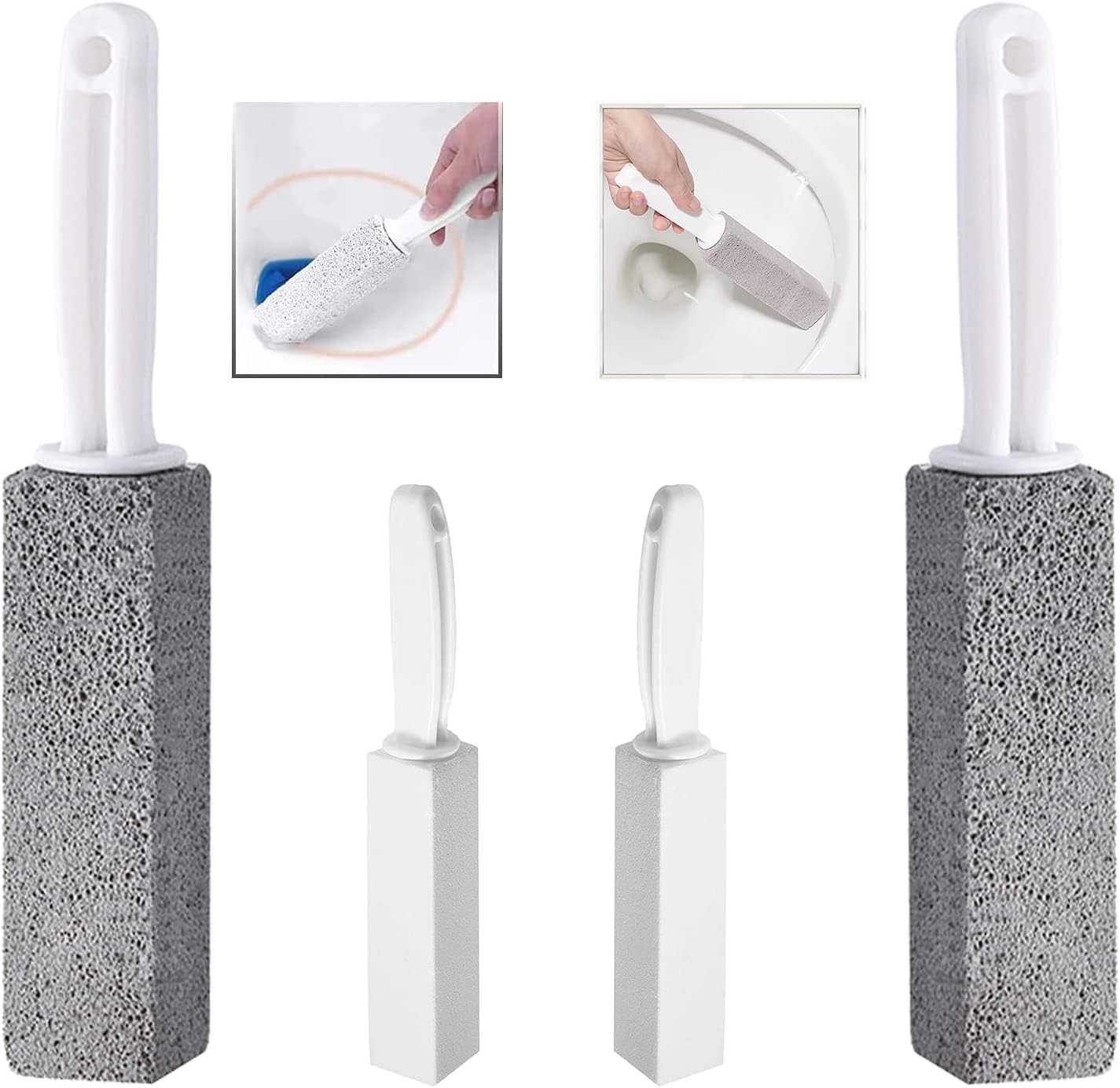 BATTLEHYMN Toilet Bowl Pumice Cleaning Stone with Handle