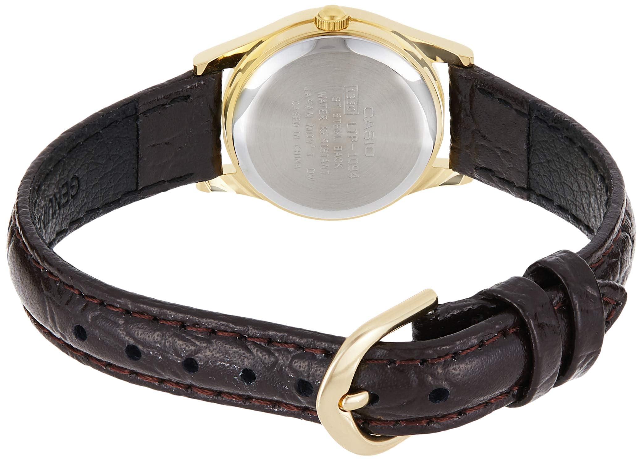 Casio Reloj de Cuarzo para Mujer LTP-1094Q-9A, Blanco, Talla única, Reloj analógico, Reloj de Cuarzo, Movimiento de Cuarzo