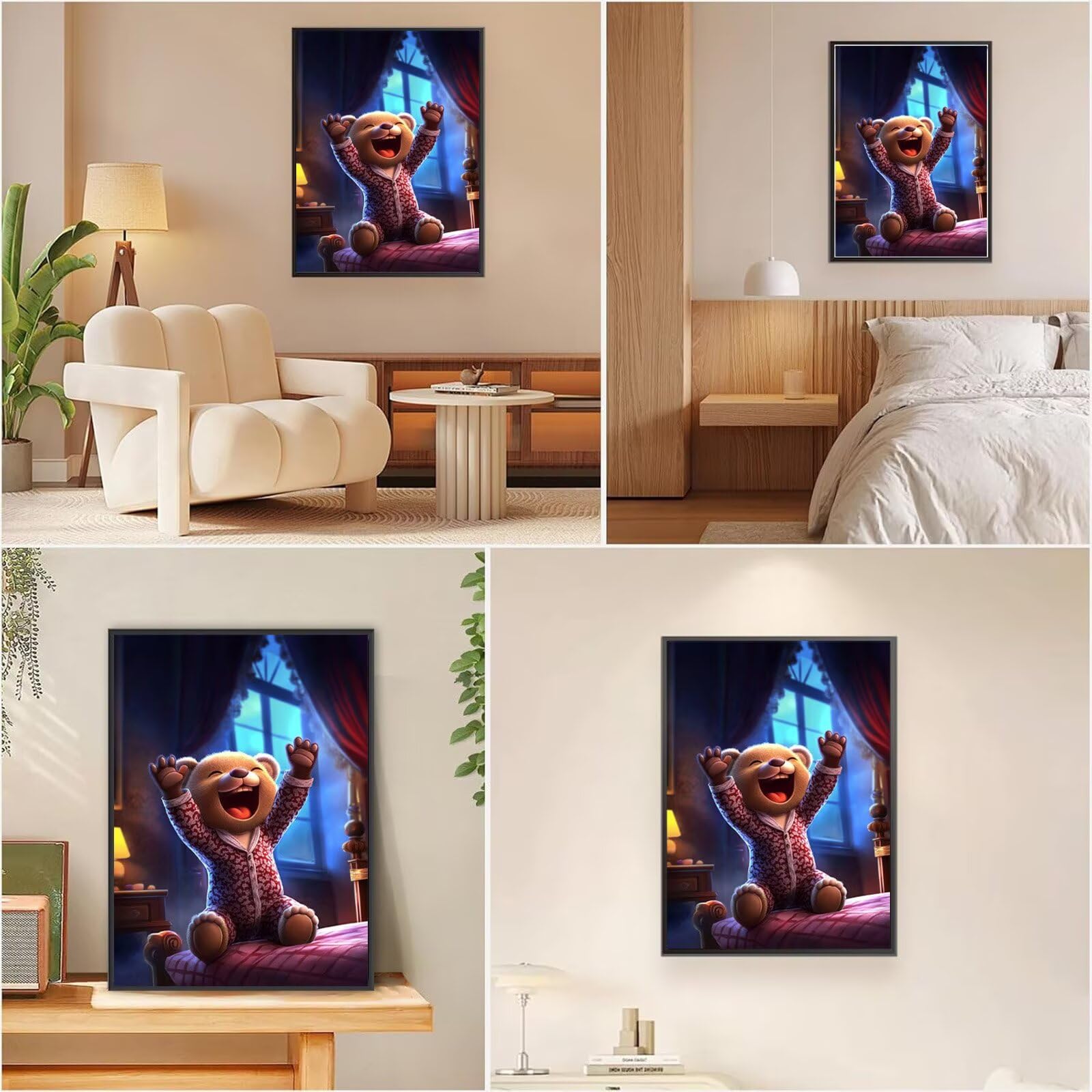 Diamond Painting Tragen, Zimmer Diamond Painting Erwachsene 5D Runder Full Drill Diamond-painting, DIY Kreuzstich Bastelset Kreativ Set für Erwachsene, Crystal Art Home Wand Dekor, 60x80cm, Model829